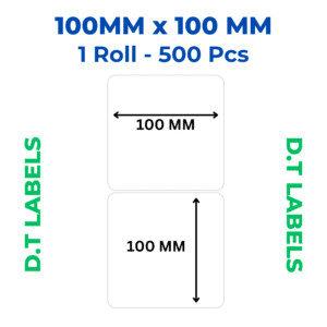 Barcode Label Roll 100mm x 100mm DT