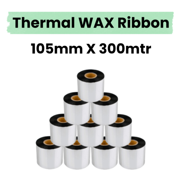 Thermal Transfer Ribbon 105mm x 300mtr