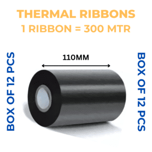 Thermal Printer Ribbon 110mm x 300mtr